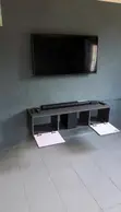 4ft TV Stand Mai Ratayawa - Grey da Fari - 1