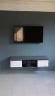 4ft TV Stand Mai Ratayawa - Grey da Fari - 2