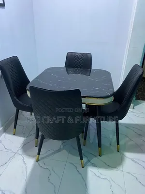 Modern Rock Board Dining Set - 4-8 Seaters