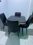 Modern Rock Board Dining Set - 4-8 Seaters - 1