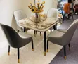 Modern Rock Board Dining Set - 4-8 Seaters - 2