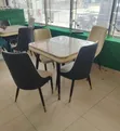 Modern Rock Board Dining Set - 4-8 Seaters - 3