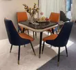 Modern Rock Board Dining Set - 4-8 Seaters - 5