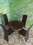 4Seaters Modern Dining Set - Fatar Jikin Mutum - 5