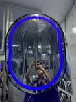 80x60cm LED Mirror with Frame - 1