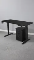Electric Adjustable Height Computer Table with Mobile Drawer - 1.4m - 1