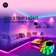 RGB LED Strip Light da Remote Control don Gyaran Daki - 3