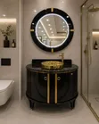 Luxury Bathroom Cabinet with Mirror - 1