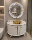 Luxury Bathroom Cabinet with Mirror - 2