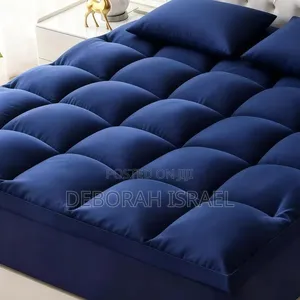 Queen Size Luxury Bed Topper - Blue