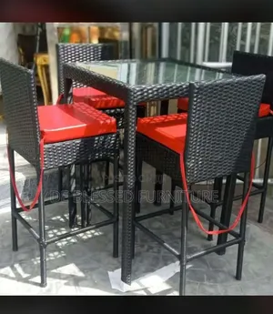 Outdoor Bar Set - High Chairs & Table