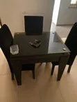 Home Interiors Dining Set - Black - 2
