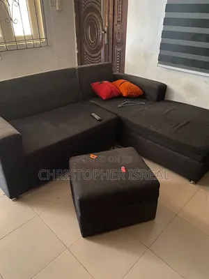 Home Interiors L-Shape Chairs tare da Wine Stand (Amfani)