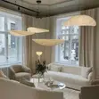 Silk Curved Diffuser LED Pendant Light - 5