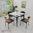 Unique Quality Dining Table Set for 4 - 1