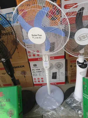 Air Vent Solar Standing Fan
