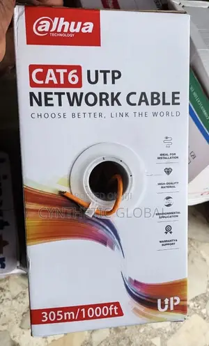 Dahua Cat6 Network Cable (DH-PFM920I-6UN-CN) - 305m Orange