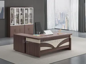 Executive Office Table da Mobile Drawer & Extension