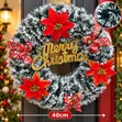 40cm Kirsimeti Wreath - 2