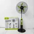 GE Rechargeable Standing Fan with LED Light (18") - 1