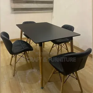 Restaurant Table and 4 Chairs Set