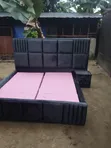 Home Interiors 6x6 Bedframe with Single Bedside - 1