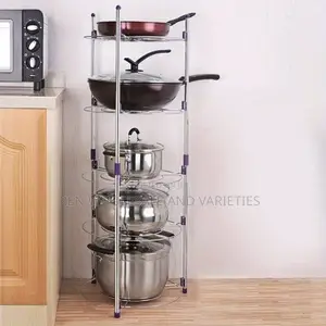 5-Layer Pot Rack - Brand New