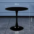 Modern Wooden Restaurant Table - White - 1