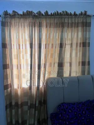 Home Interiors Curtains and Poles (Used)