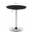 Height Adjustable Bar Table - White - 2