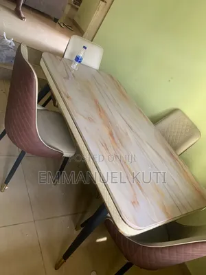 Turkish Marble Dining Set (6-Seater)