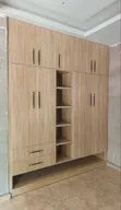 Wurin Saka Tufafi na Katako da Shelfe - Sabo - 2