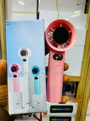 Accumulair Mini Turbo Handheld Fan Mai Sake Caji - Pink