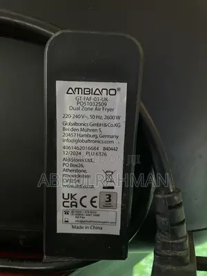 Ambiano 8L Air Fryer Mai Amfani