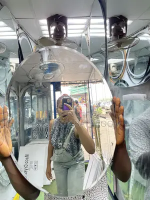 60x45cm Oval Plain Mirror
