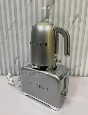 Uakeem Luxury Breakfast Set: Toaster Mai Yanka Biyu & Kettle Mai Lita 2