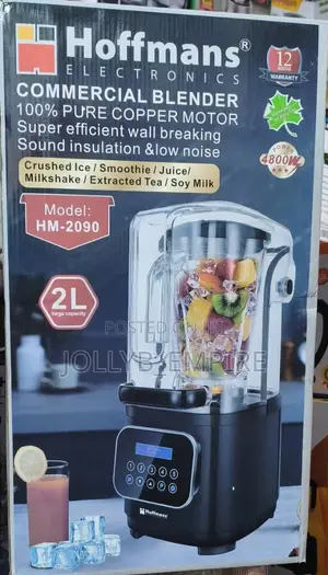 Hoffman's Commercial Soundproof Blender 2L