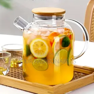 Borosilicate Glass Jug/Teapot Mai Ruwan Kayi (1800ml)