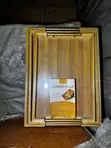 3-in-1 Bambu Rectangle Wooden Tray Set - 2