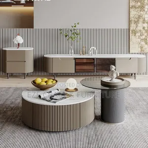 Stylish 2-in-1 Center Table with Storage