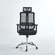Executive Mesh Office Chair with Headrest - 1