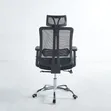 Executive Mesh Office Chair with Headrest - 3