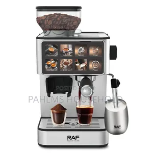 RAF Digital Espresso Coffee Machine with Grinder