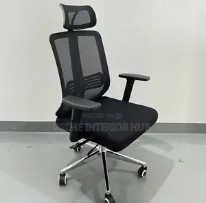 Luxury Adjustable Ergonomic Office Chair with Headrest
