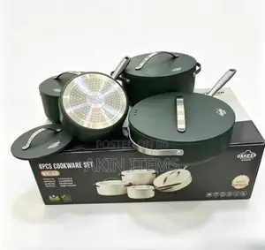 Uakeem 8pcs Ceramic Induction Pot Set