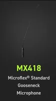 Shure MX418S Gooseneck Microphone - 1