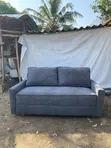 3-Seater Fabric Sofa - Grey - 2