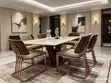 Modern 6-Seater Dining Table Set - 1