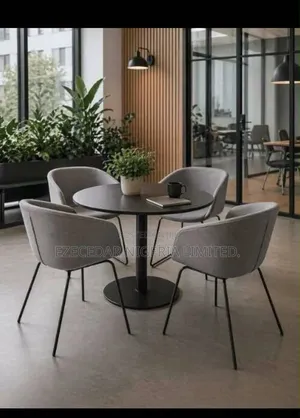Home Interiors Dinning Set - Mai Zama 4, Grey