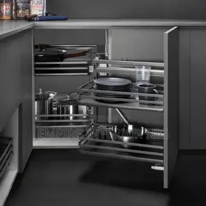 Master Gray Magic Corner Kitchen Rack
